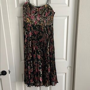 Floral Dress with Spaghetti Straps
